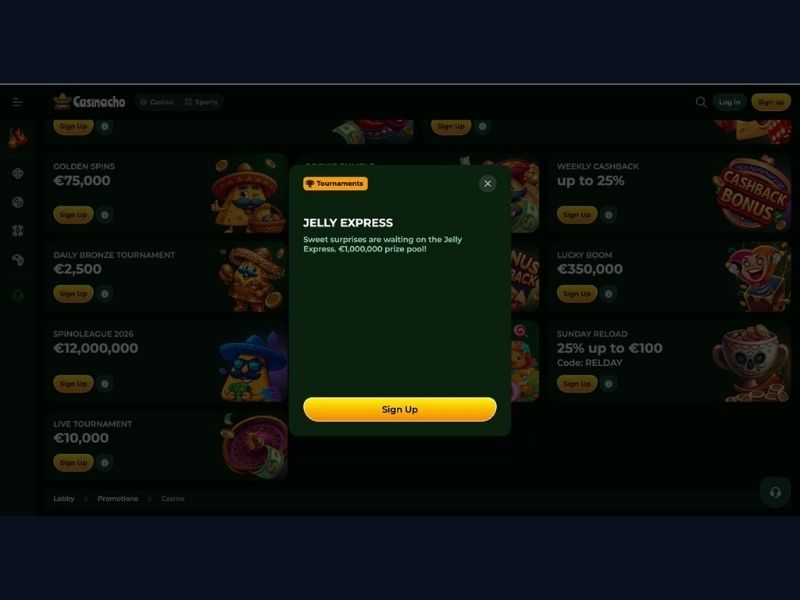 Rejestracja w Casinacho Casino (Nacho Casino): krok po kroku, aktywacja cashbacku i co sprawdzić w panelu gracza