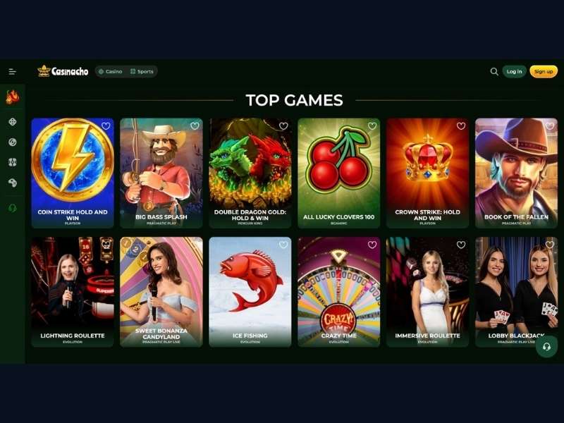 Turnieje w Casinacho Casino Nacho Casino — Liga Spinola i codzienne pule