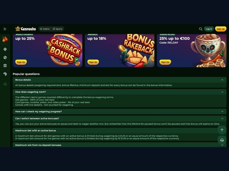 Metody płatności i bezpieczeństwo w Casinacho Casino Nacho Casino